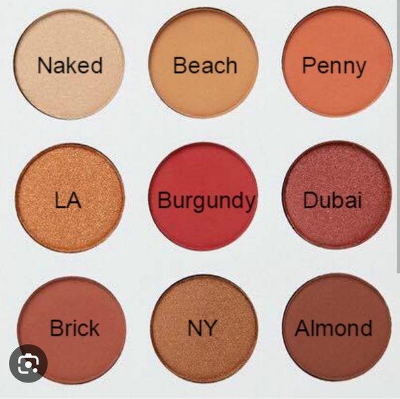 Kylie Jenner Cosmetics Pressed Powder Palette "The Burgundy Palette" Eyeshadow - Picture 4 of 4